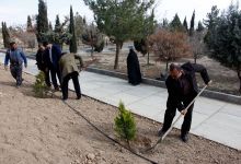 گزارش تصویری از آئیین درختکاری و تقدیر ازهمکاران فضای سبز دانشگاه